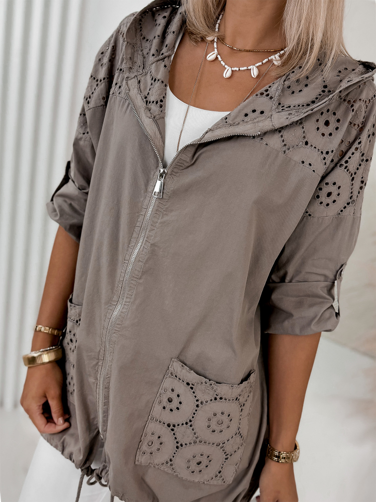 SWEATSHIRT GUNES BRAUNE