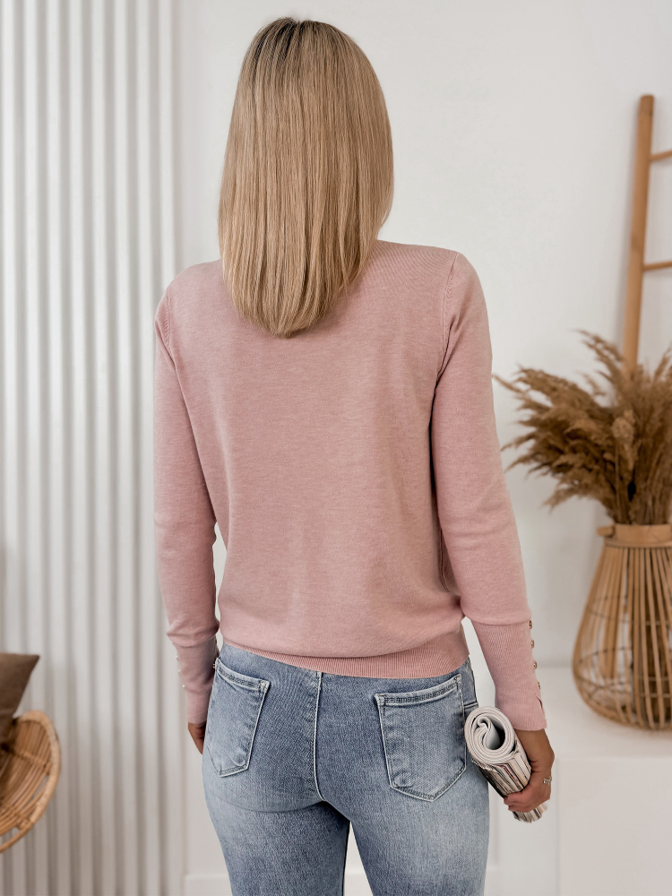 SWEATER TANYA ROSE POUDRE