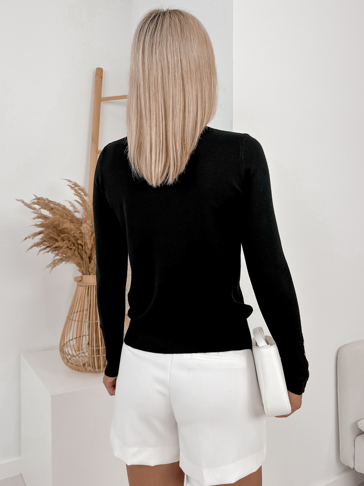 SWEATER JUNRU BLACK