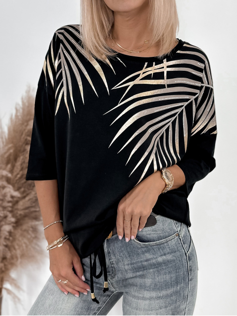 BLOUSE HOJA NOIR