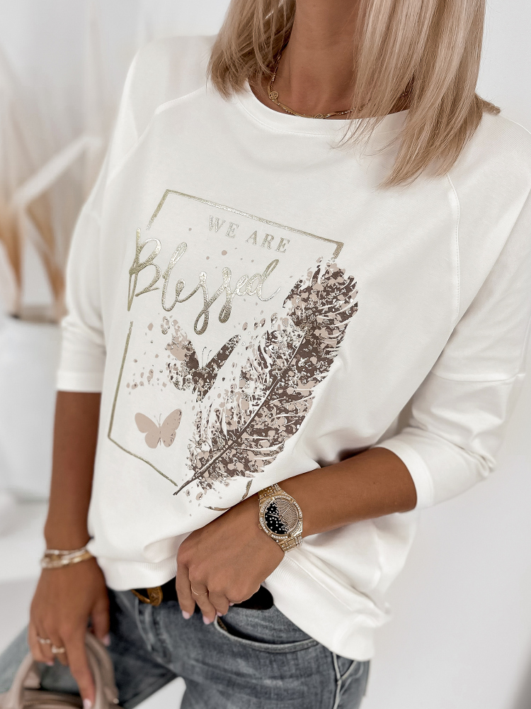BLUZA BLESS ECRU