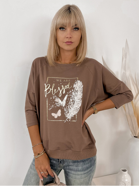 BLOUSE BLESS BROWN