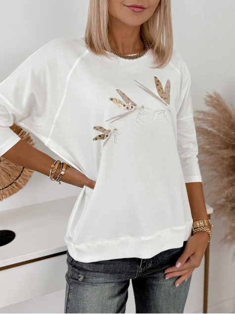 BLUZA TUJO ECRU