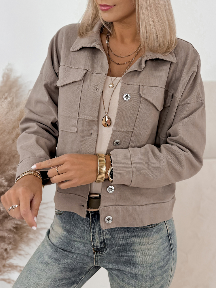 VESTE CATIA BRUN CLAIR