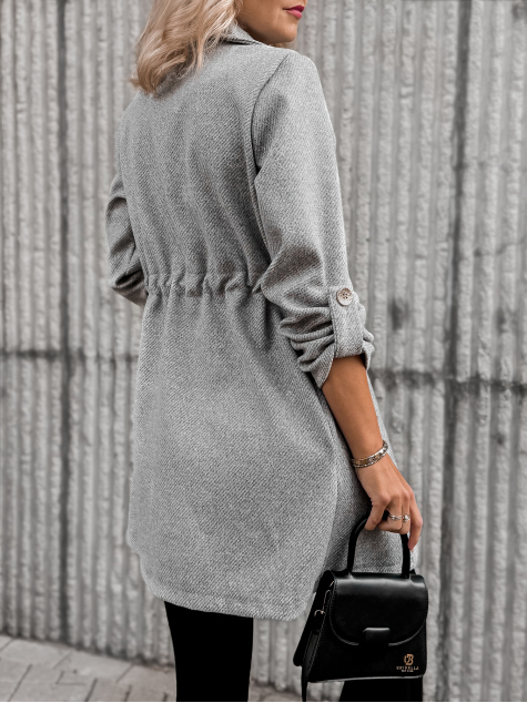 KABÁT KATTIA ŠEDÝ