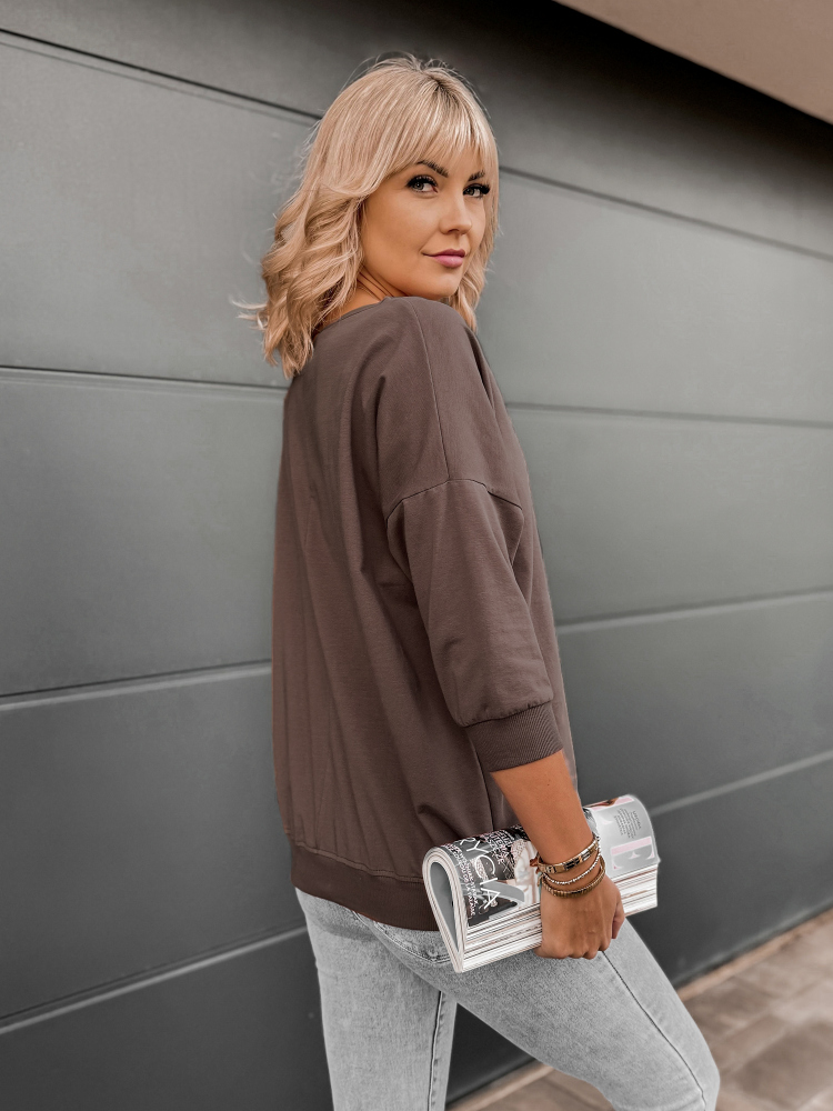 БЛУЗКА AYLIN КАФЯВА