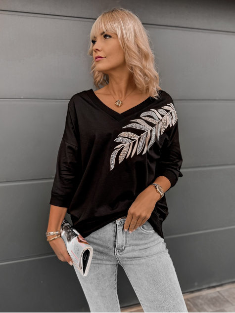 BLUZA AYLIN NEGRU