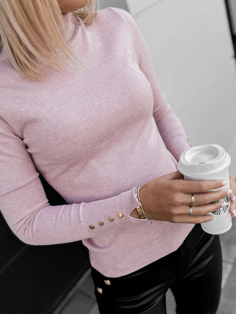 SWEATER WALERI POWDER PINK