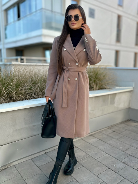 COAT IGROSSO DARK BEIGE