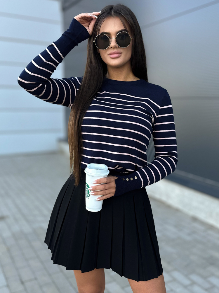 SWEATER NASTIA BLEU MARINE