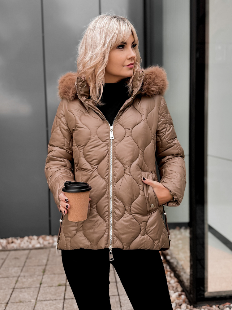 VESTE LAMIA CARAMEL