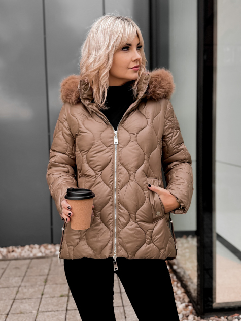 JACKE LAMIA KARAMELLFARBEN