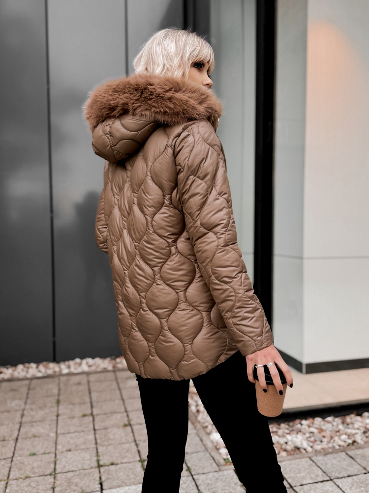 VESTE LAMIA CARAMEL
