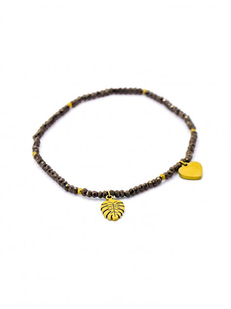 BRACELET B190 DARK BROWN
