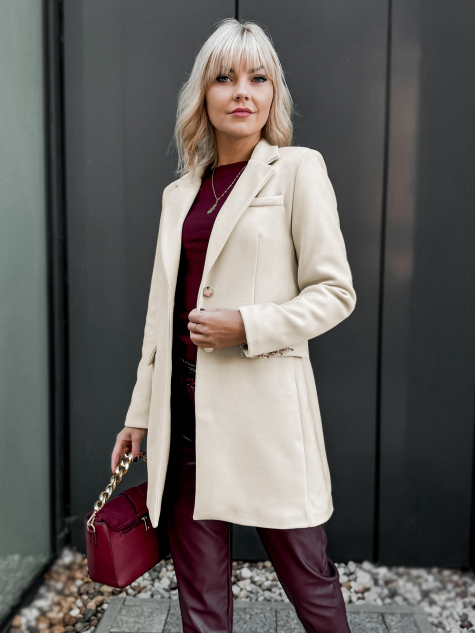 JAZMIN COAT SMĖLIOS SPALVOS