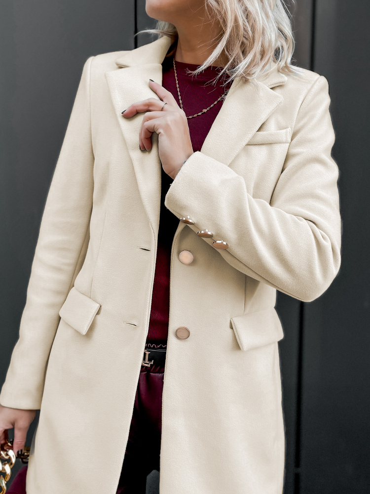 JAZMIN COAT SMĖLIOS SPALVOS