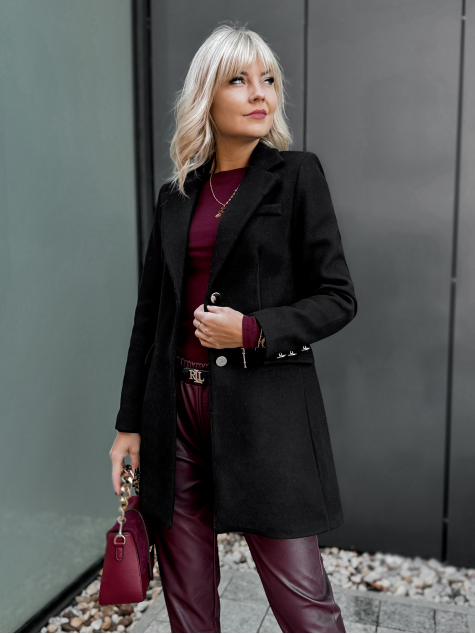 MANTEAU JAZMIN NOIR