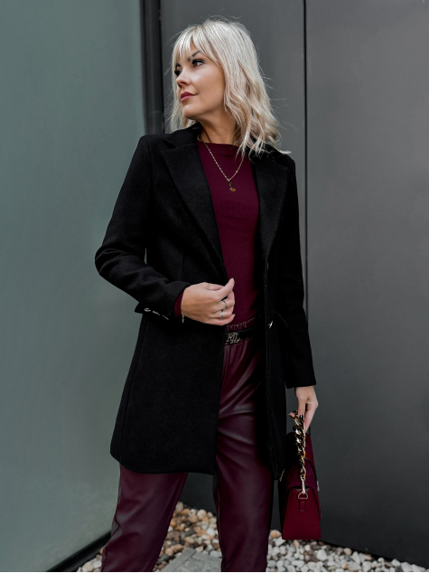 MANTEL JAZMIN SCHWARZ