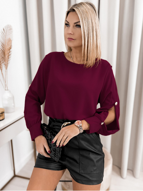 BLOUSE MARLON BURGUNDY