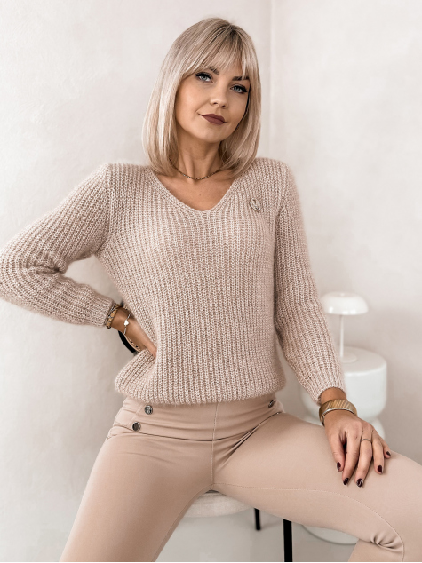 PULLOVER RODEN BEIGE