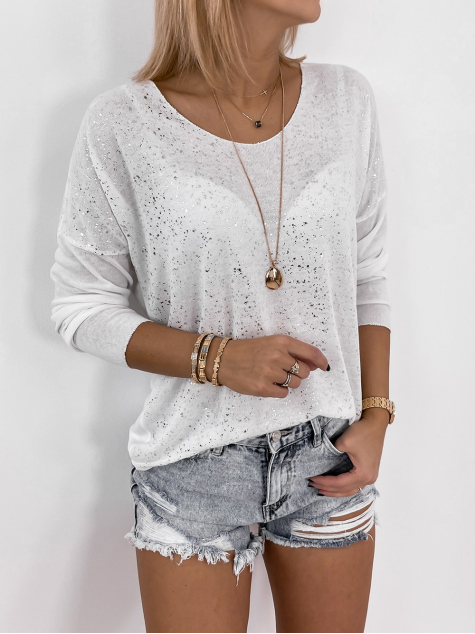 BLOUSE TOSSE WHITE