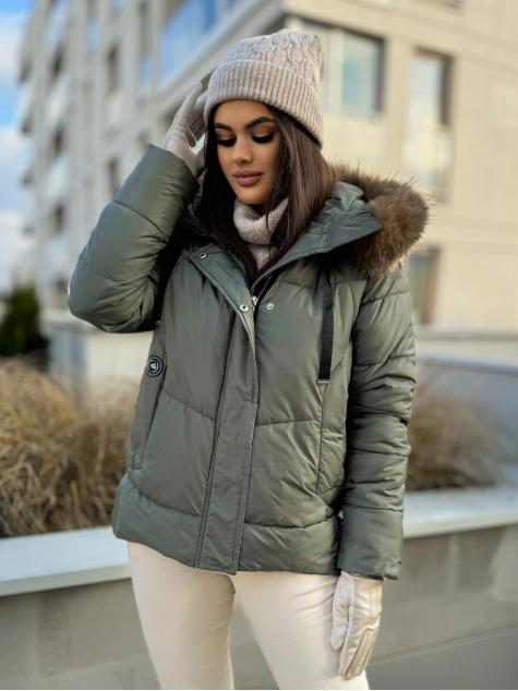 VESTE AURELLY KAKI CLAIR