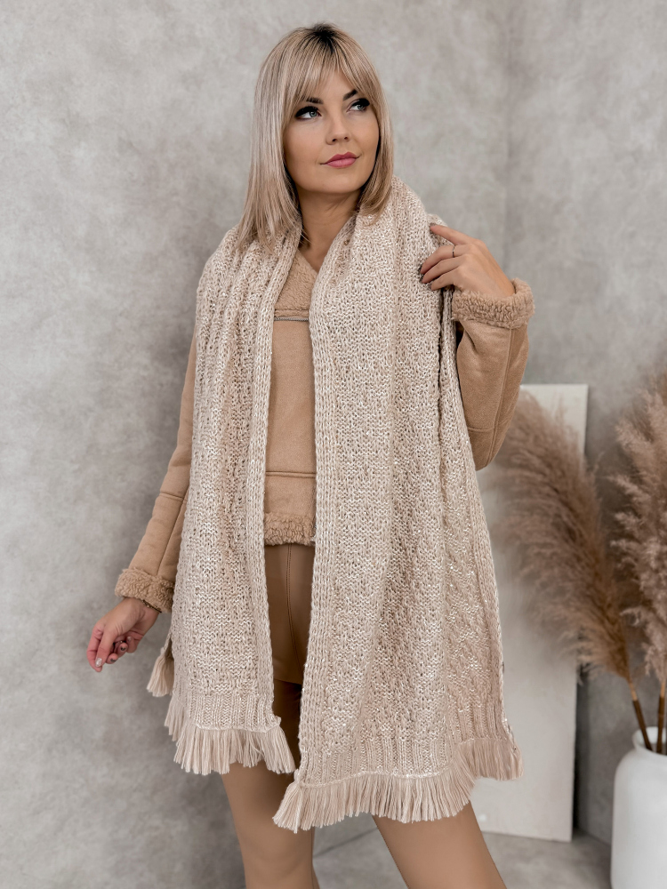 SCARF MOIRRA BEIGE