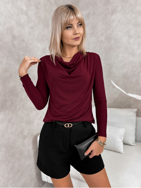 BLOUSE MAVELLA BURGUNDY