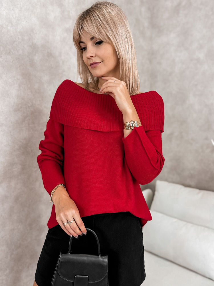 SWEATER MANUELLE ROUGE