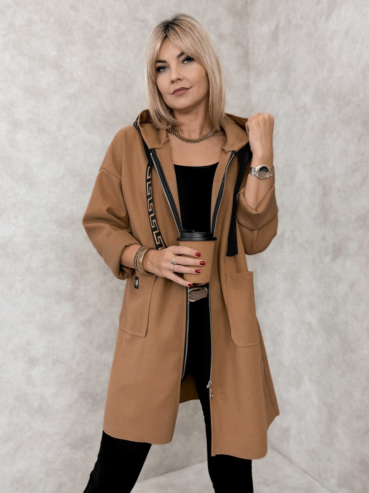 MANTEAU CLAUDETTE CARAMEL