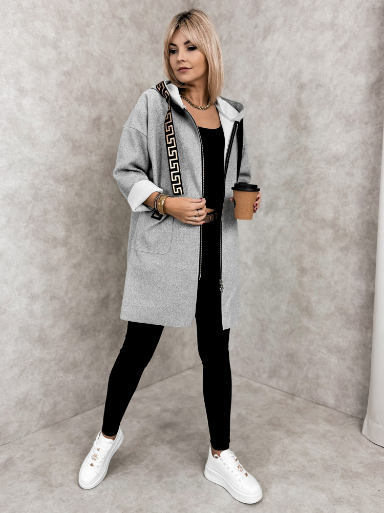 MANTEAU CLAUDETTE GRIS