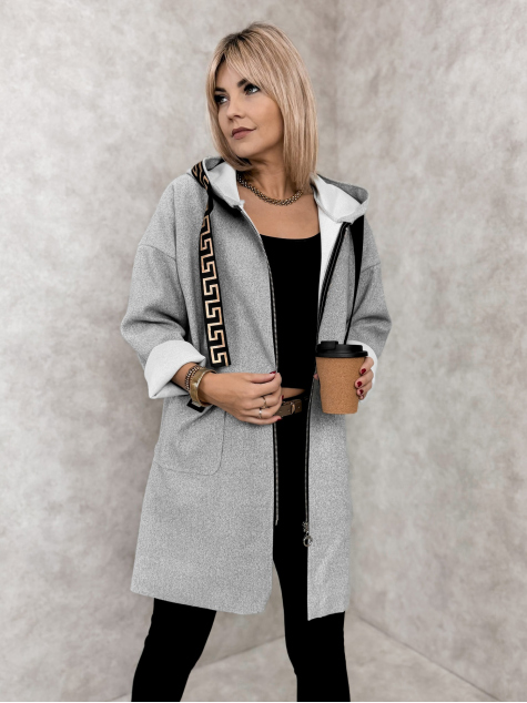 MANTEAU CLAUDETTE GRIS