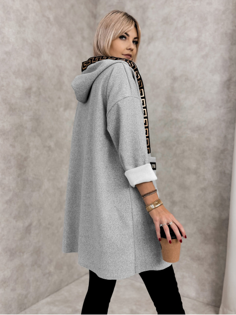 MANTEAU CLAUDETTE GRIS