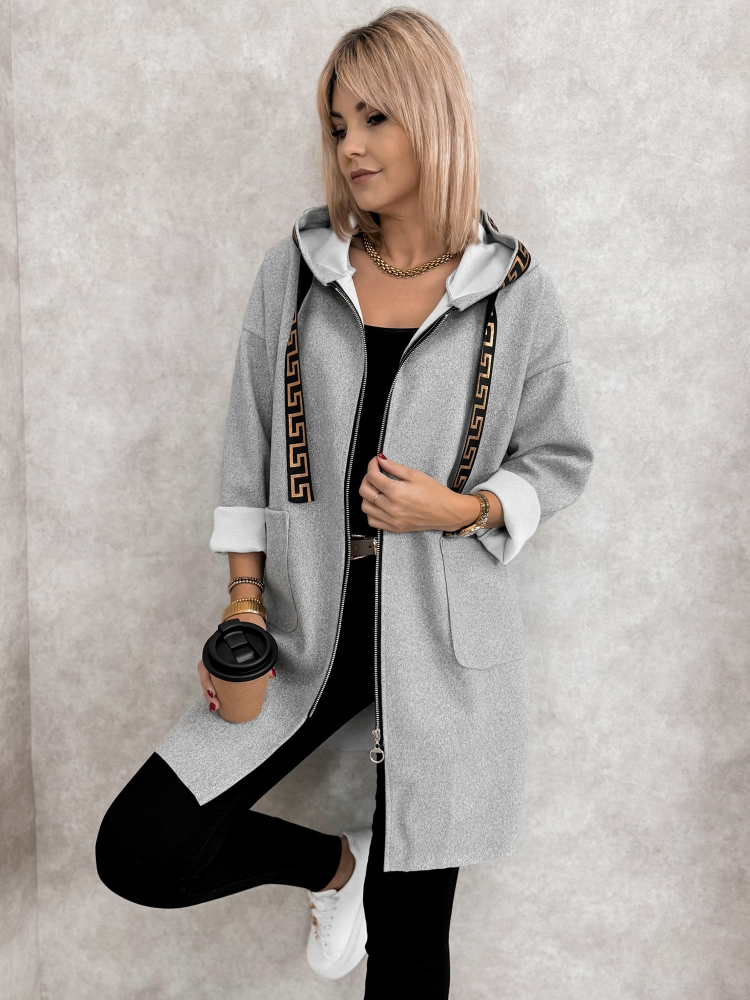 MANTEAU CLAUDETTE GRIS