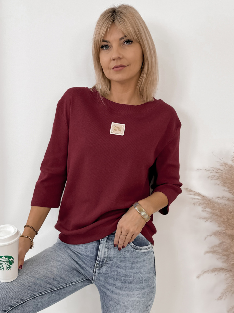 BLUZA LASTERO BORDEAUX
