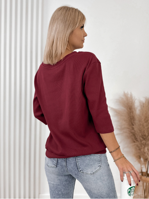 BLOUSE LASTERO BORDEAUX
