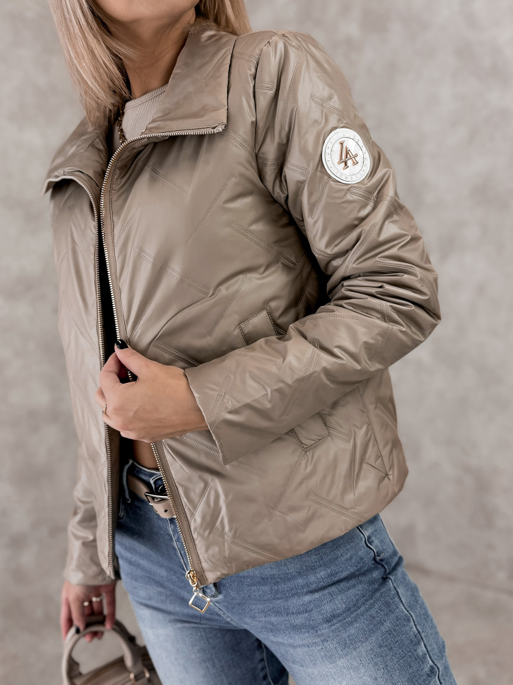JACKE GROTON DUNKELBEIGE