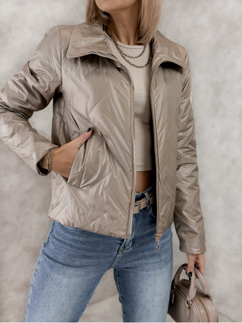 JACKET GROTON DARK BEIGE