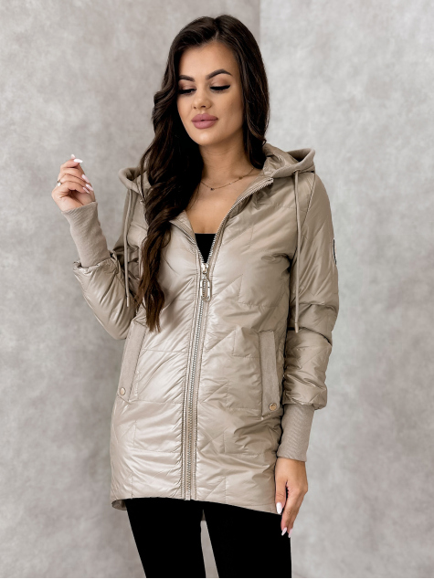 VESTE SELWA BEIGE FONCÉ