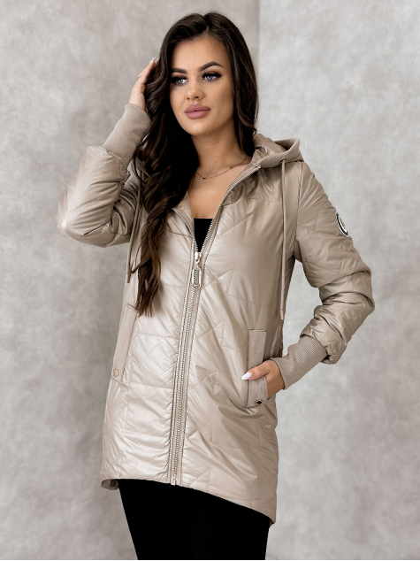 VESTE SELWA BEIGE FONCÉ