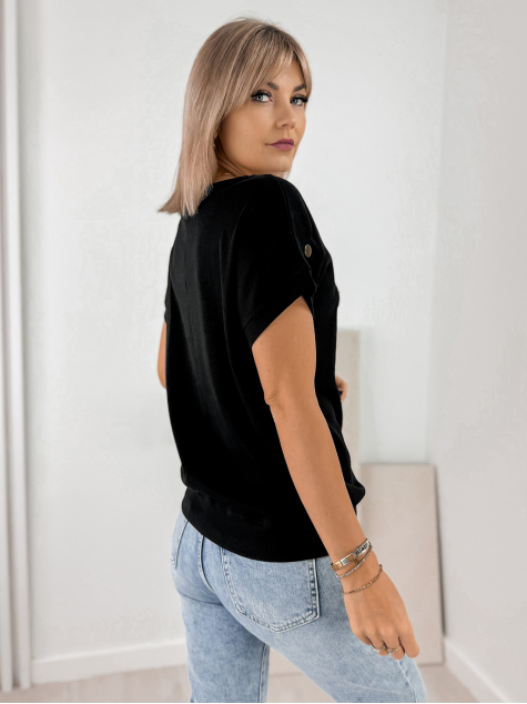 BLÚZKA EVANA ČIERNA