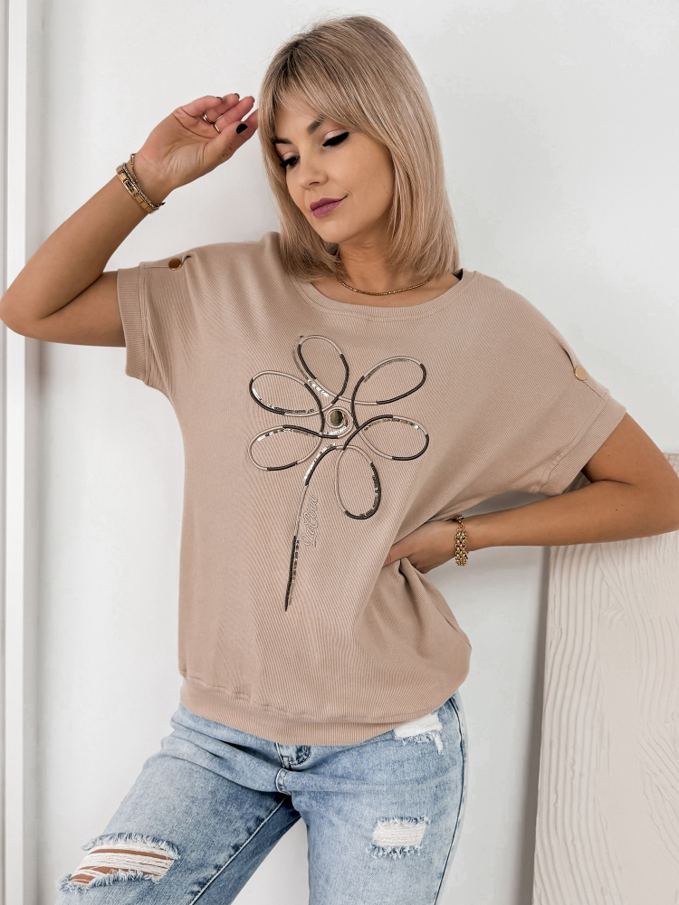 BLUZA EVANA BEJ
