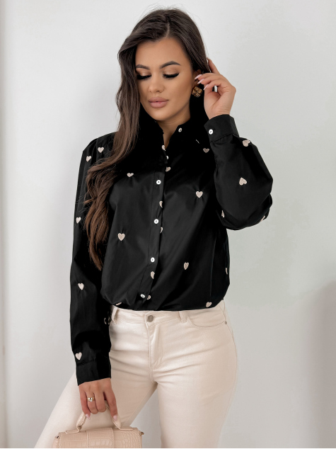 SHIRT BLOOM BLACK