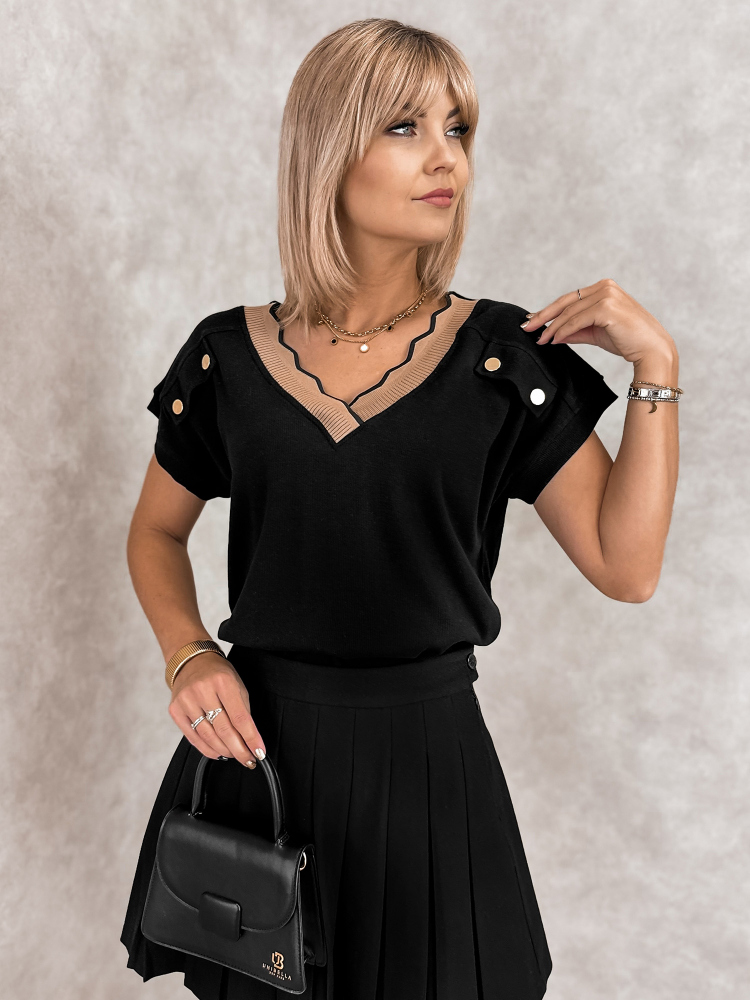 BLOUSE SYNTA BLACK
